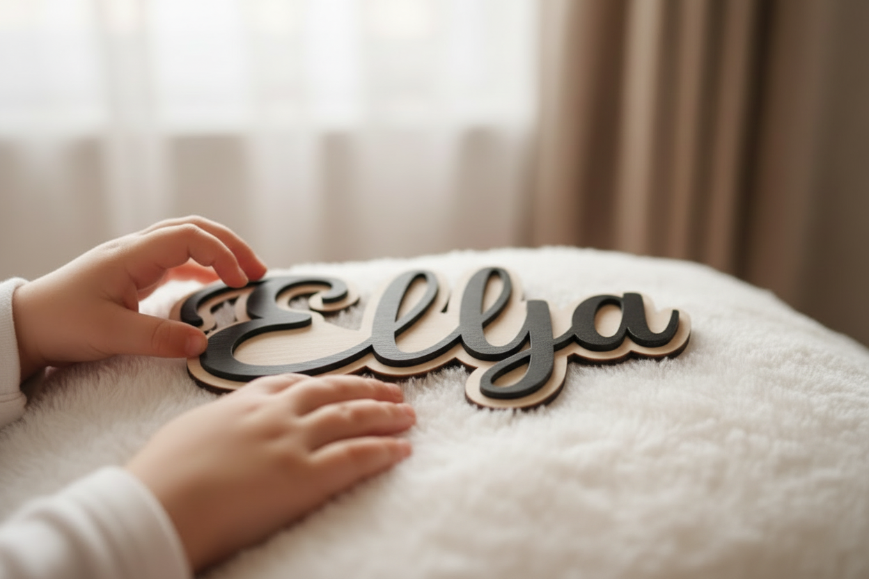 Named with Love — Personalised Wooden Name Signs
