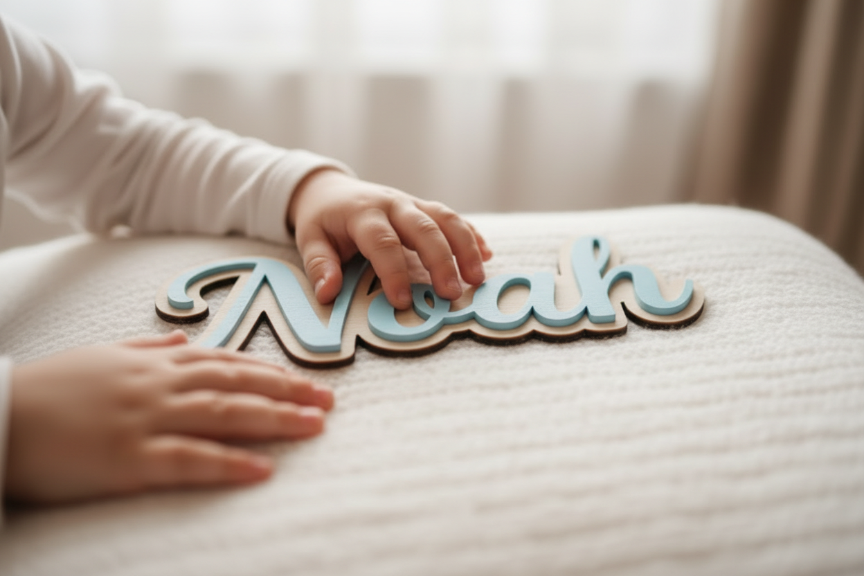 Named with Love — Personalised Wooden Name Signs